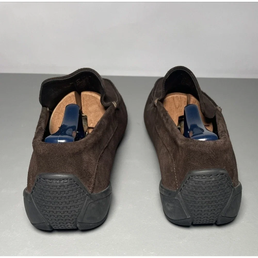 Porsche Design PD Driver Vel Asph‎ Men's Suede Loafers Size 11